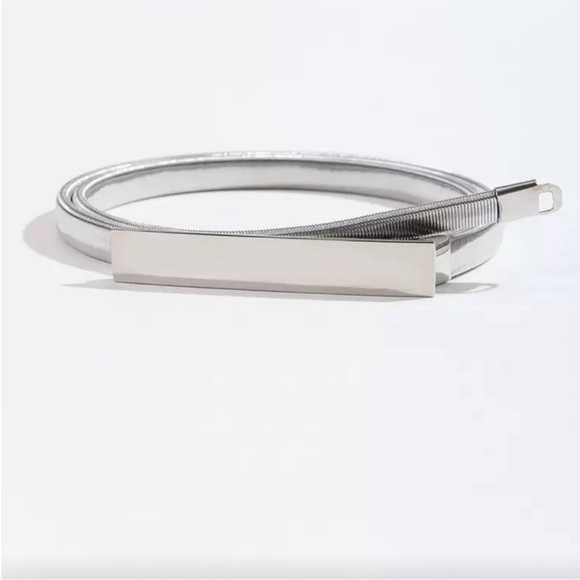 Zara Accessories - New! Silver Stretch Belt (One Size) NWOT